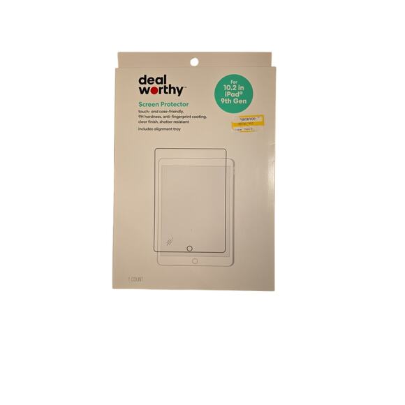 Deal Worthy Other - Deal Worthy Screen Protector for iPad 10.2" 9th Gen 9H Clear Glass